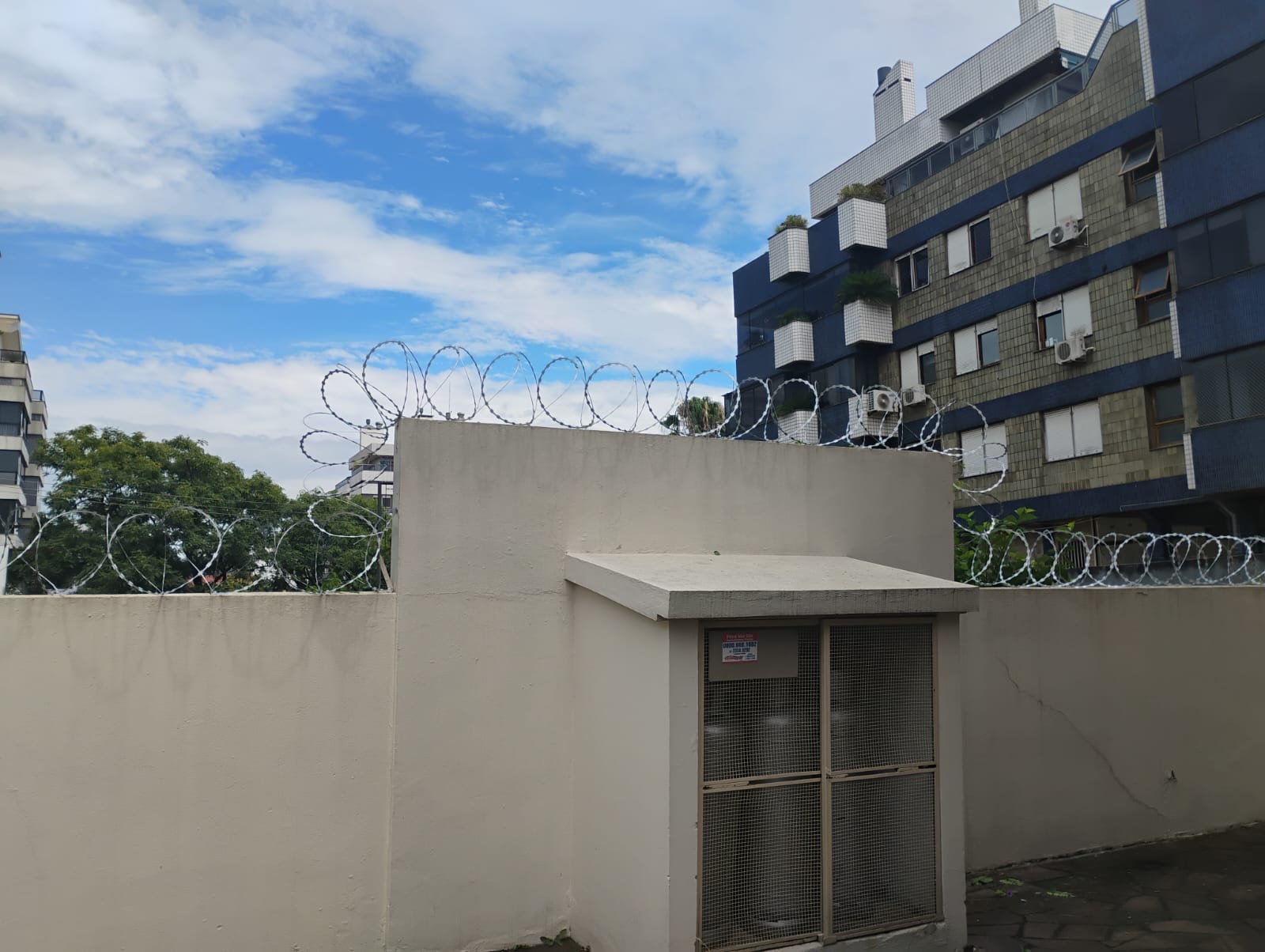 Instalação em área de condominio